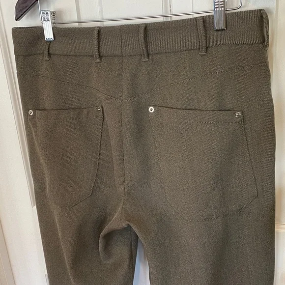 Armani Collezioni Wool Blend Brown Tan Trousers Pants Luxury Designer Minimalist - Picture 6 of 16